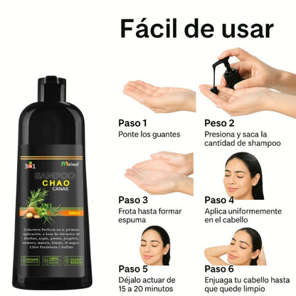 SHAMPOO CHAO CANAS + TRATAMIENTO
