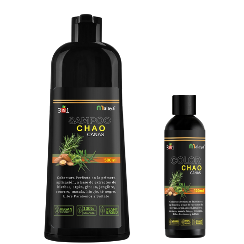 SHAMPOO CHAO CANAS + TRATAMIENTO