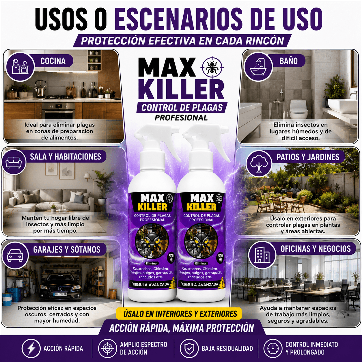 MAX KILLER (INSECTICIDA) + OBSEQUIOS