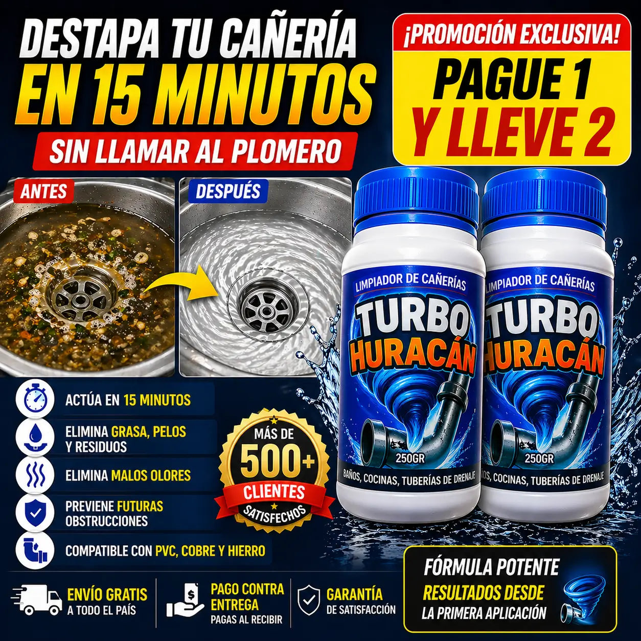 TURBO HURACÁN - PROMOCIÓN 2X1