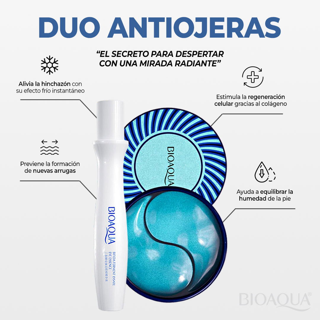 Combo Duo Antiojeras Blue – Hidratación y Frescura para una Mirada Más Despejada