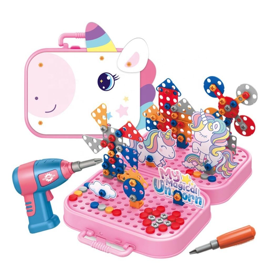 Juego Taladro Infantil 298 Piezas