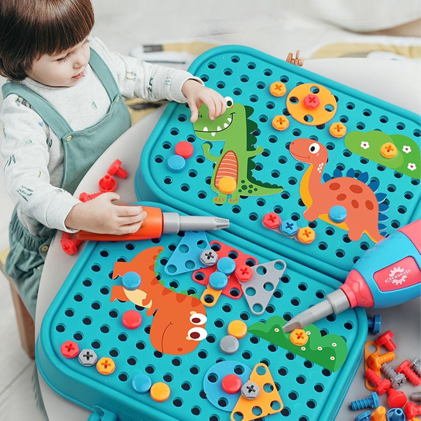 Juego Taladro Infantil 298 Piezas